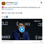 XRP Poised for Growth: Insights from Ripple CEO Signal Market Momentum